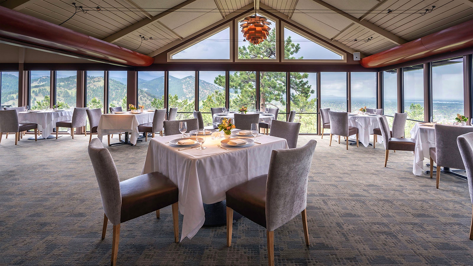 The Flagstaff House dining room
